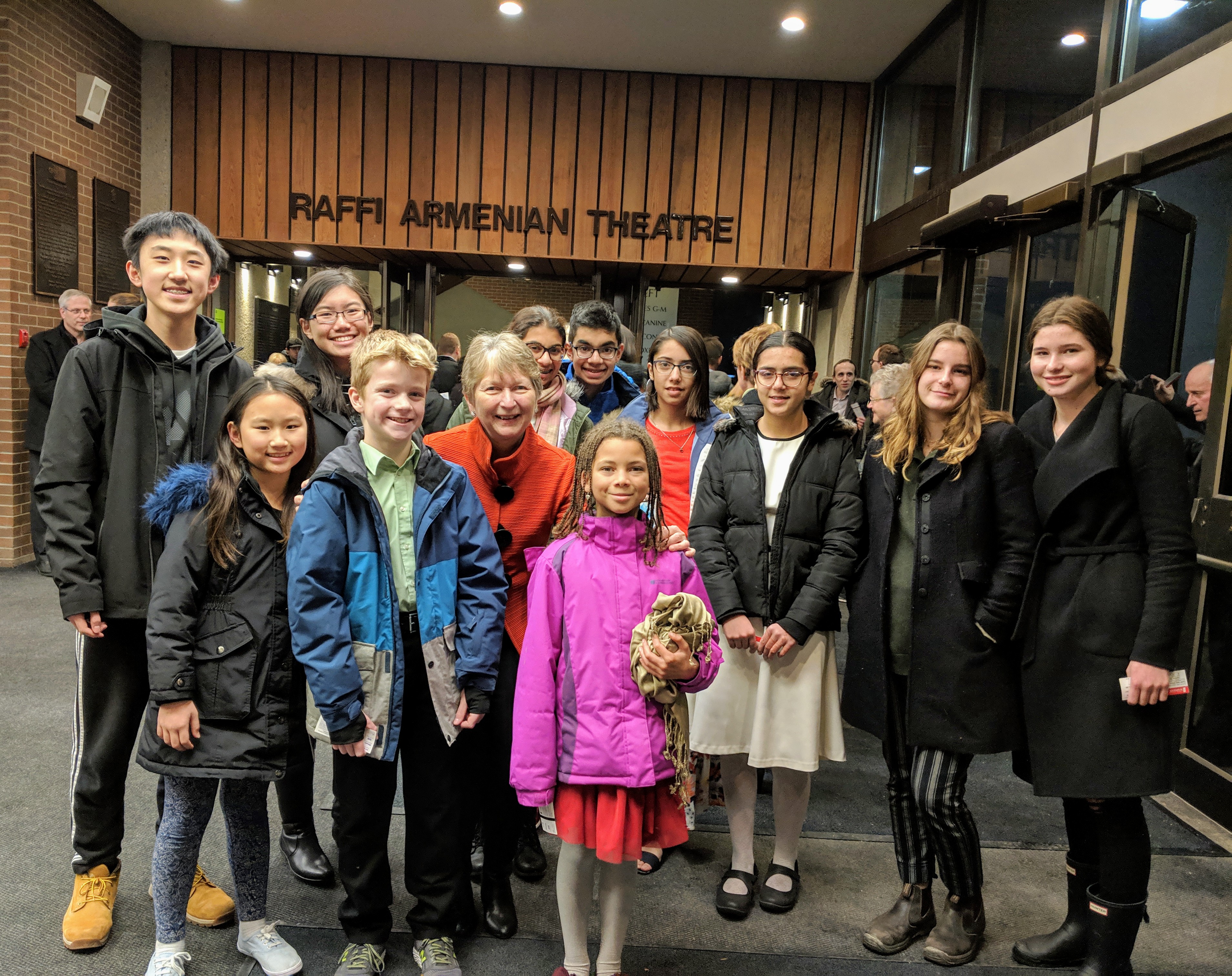 2018-12-14.Group outing with my students to the KWSO Yuletide Spectacular